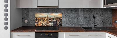 Panneaux muraux cuisine New York City bird's eye flight