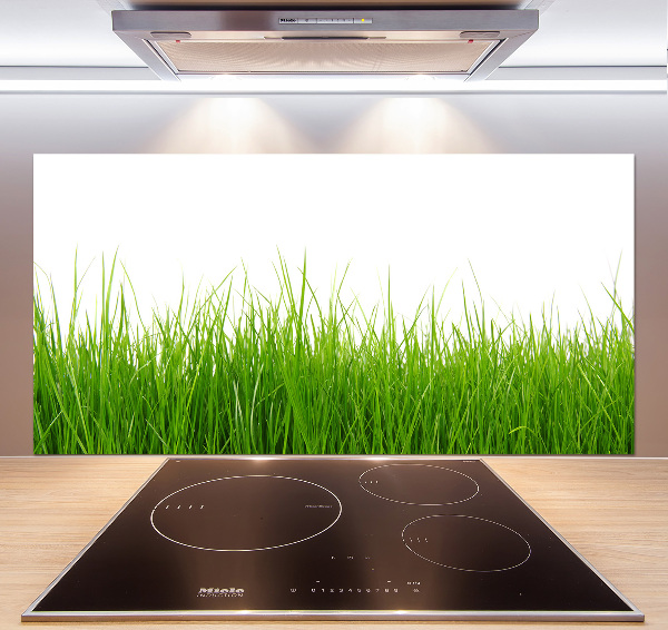 Crédence en verre avec motif Herbe