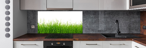 Crédence en verre avec motif Herbe