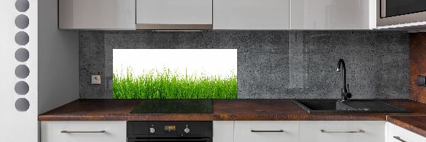 Crédence en verre avec motif Herbe