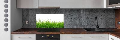 Crédence en verre avec motif Herbe