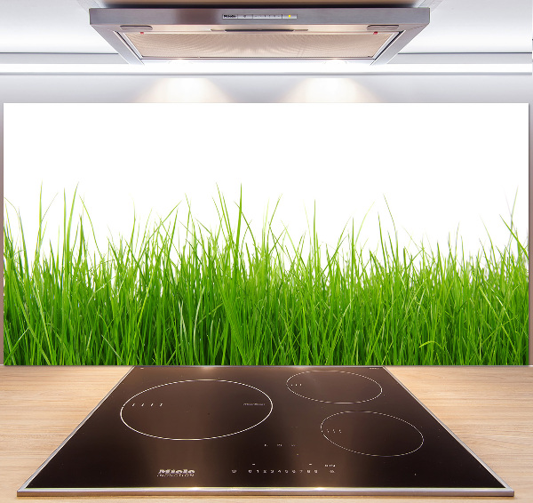 Crédence en verre avec motif Herbe