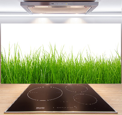 Crédence en verre avec motif Herbe