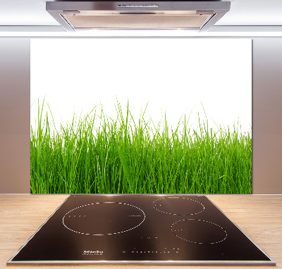 Crédence en verre avec motif Herbe