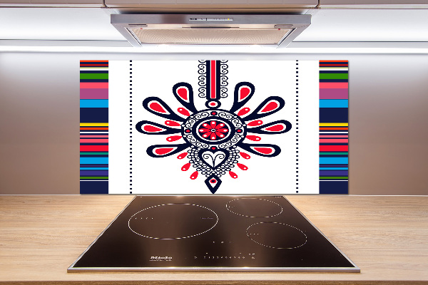 Crédence de cuisine Motif folklorique polonais