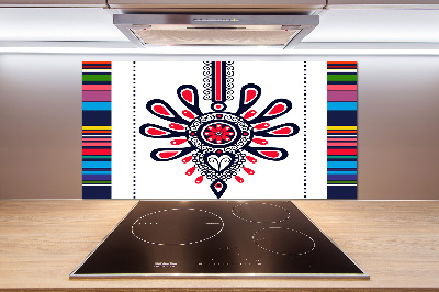 Crédence de cuisine Motif folklorique polonais