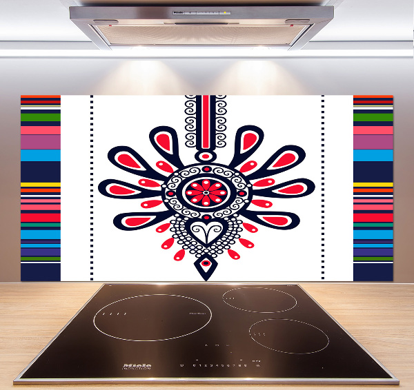 Crédence de cuisine Motif folklorique polonais