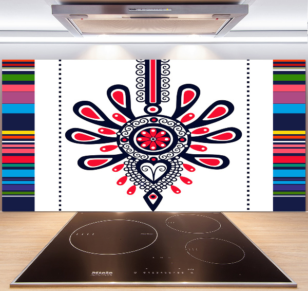 Crédence de cuisine Motif folklorique polonais