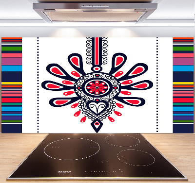 Crédence de cuisine Motif folklorique polonais