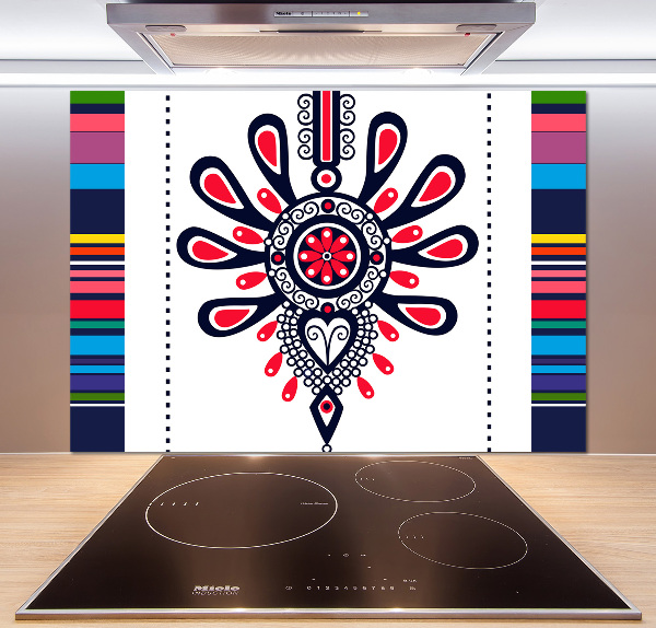 Crédence de cuisine Motif folklorique polonais
