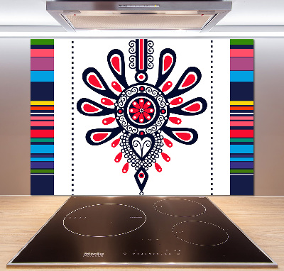 Crédence de cuisine Motif folklorique polonais