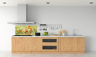 Crédence cuisine en verre trempé Maki