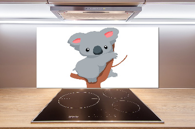 Crédence de cuisine en verre Koala dans un arbre