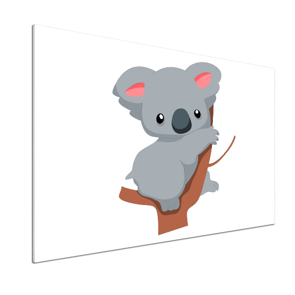 Crédence de cuisine en verre Koala dans un arbre
