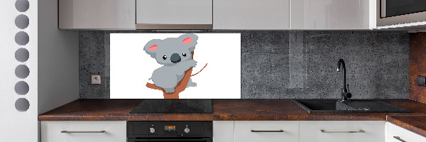 Crédence de cuisine en verre Koala dans un arbre
