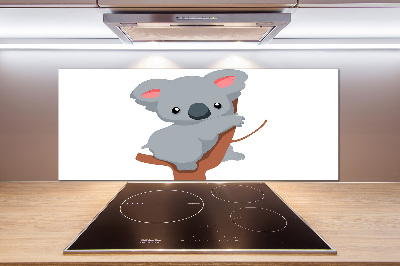 Crédence de cuisine en verre Koala dans un arbre