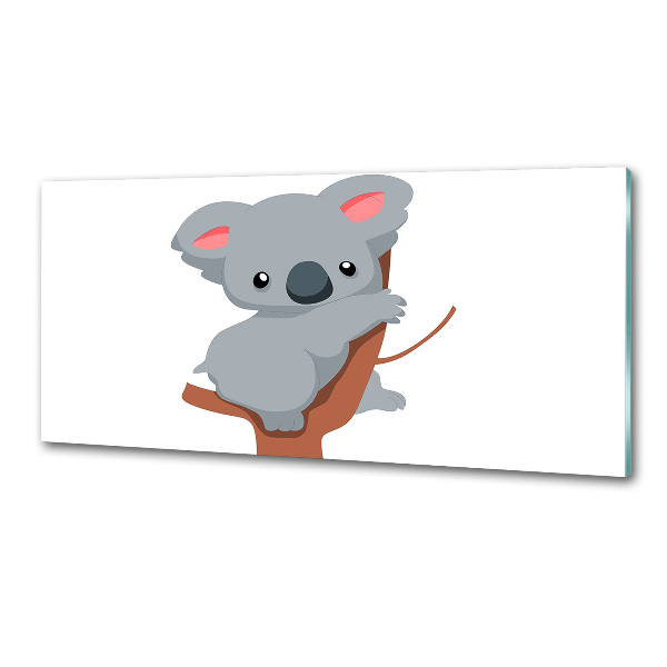 Crédence de cuisine en verre Koala dans un arbre
