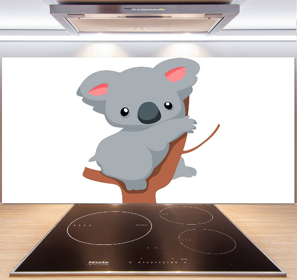 Crédence de cuisine en verre Koala dans un arbre