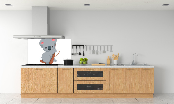 Crédence de cuisine en verre Koala dans un arbre