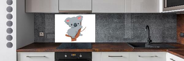 Crédence de cuisine en verre Koala dans un arbre