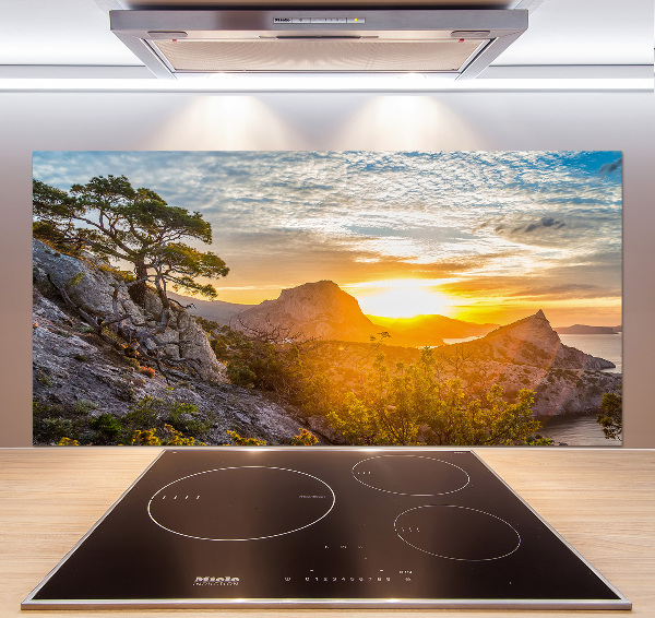 Crédence en verre Coucher de soleil