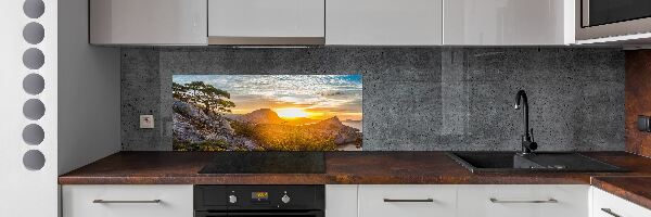 Crédence en verre Coucher de soleil