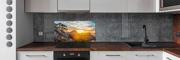 Crédence en verre Coucher de soleil