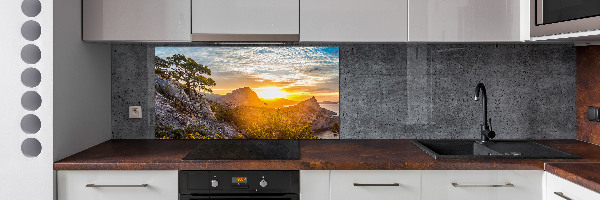 Crédence en verre Coucher de soleil