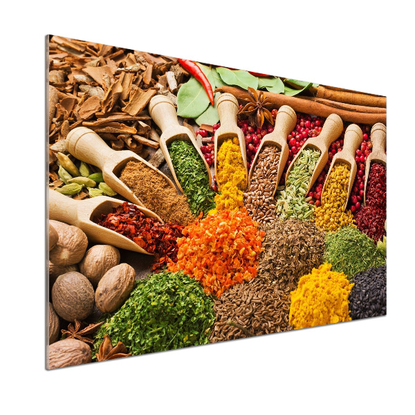 Panneau crédence cuisine Épices colorées