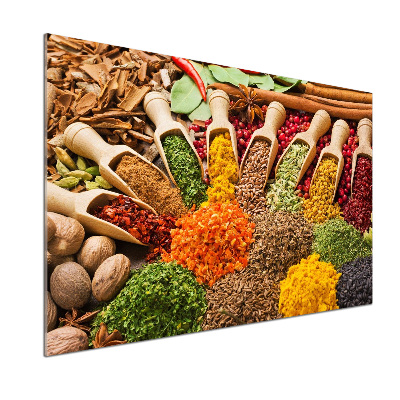 Panneau crédence cuisine Épices colorées