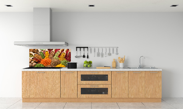 Panneau crédence cuisine Épices colorées