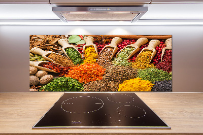 Panneau crédence cuisine Épices colorées