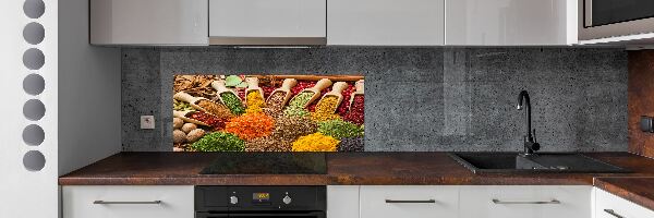 Panneau crédence cuisine Épices colorées