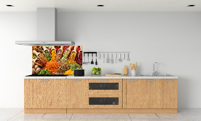 Panneau crédence cuisine Épices colorées