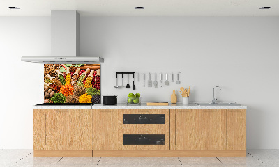 Panneau crédence cuisine Épices colorées