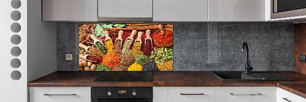 Crédence de cuisine Épices colorées