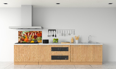 Crédence de cuisine Épices colorées