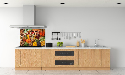 Crédence de cuisine Épices colorées