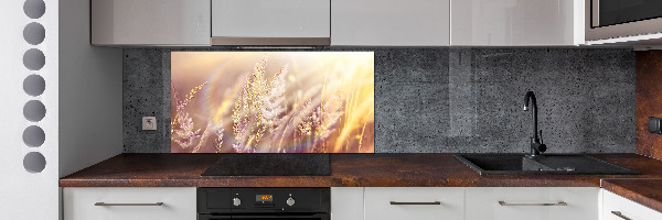 Crédence de cuisine Grandes herbes