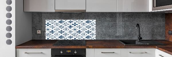 Crédence en verre avec motif Motif floral