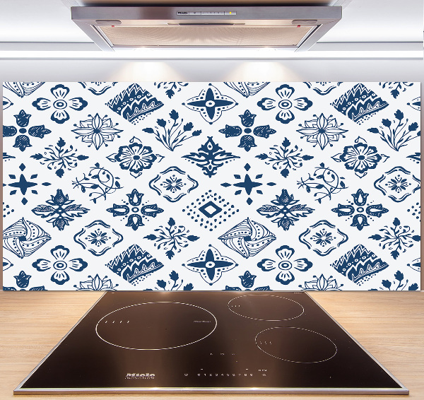 Crédence en verre avec motif Motif floral