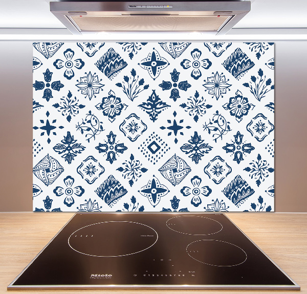Crédence en verre avec motif Motif floral