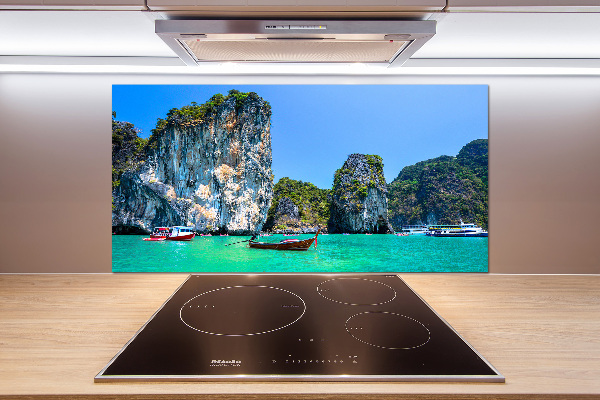 Panneau crédence cuisine Bateaux Thaïlande