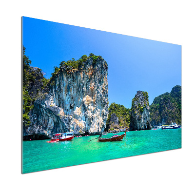 Panneau crédence cuisine Bateaux Thaïlande