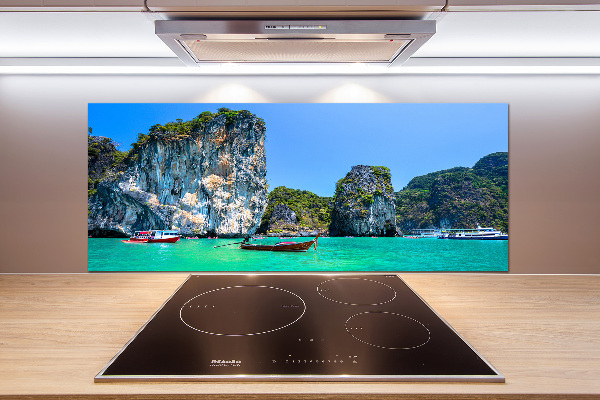 Panneau crédence cuisine Bateaux Thaïlande