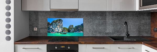 Panneau crédence cuisine Bateaux Thaïlande