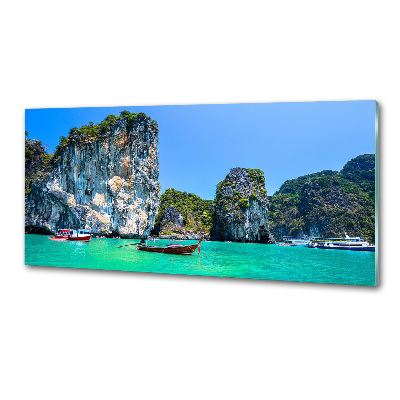 Panneau crédence cuisine Bateaux Thaïlande