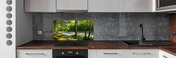 Crédence en verre Rivière dans la forêt