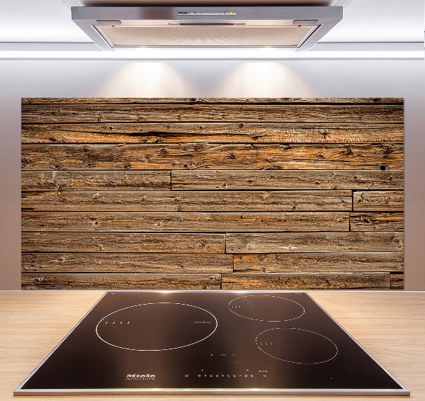 Panneau pour cuisine Mur en bois