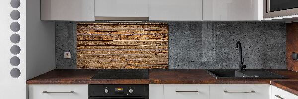 Panneau pour cuisine Mur en bois